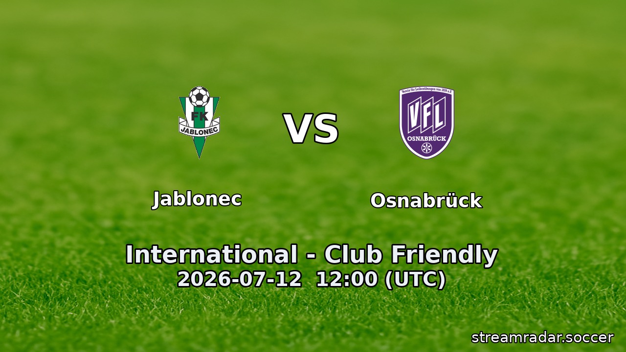 Jablonec vs Osnabrück