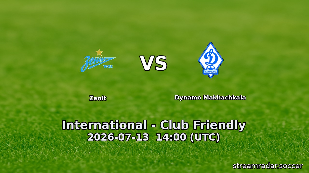 Zenit vs Dynamo Makhachkala