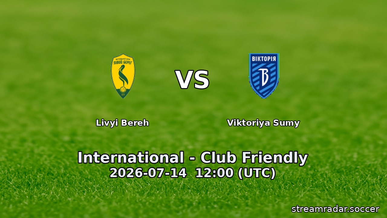 Livyi Bereh vs Viktoriya Sumy