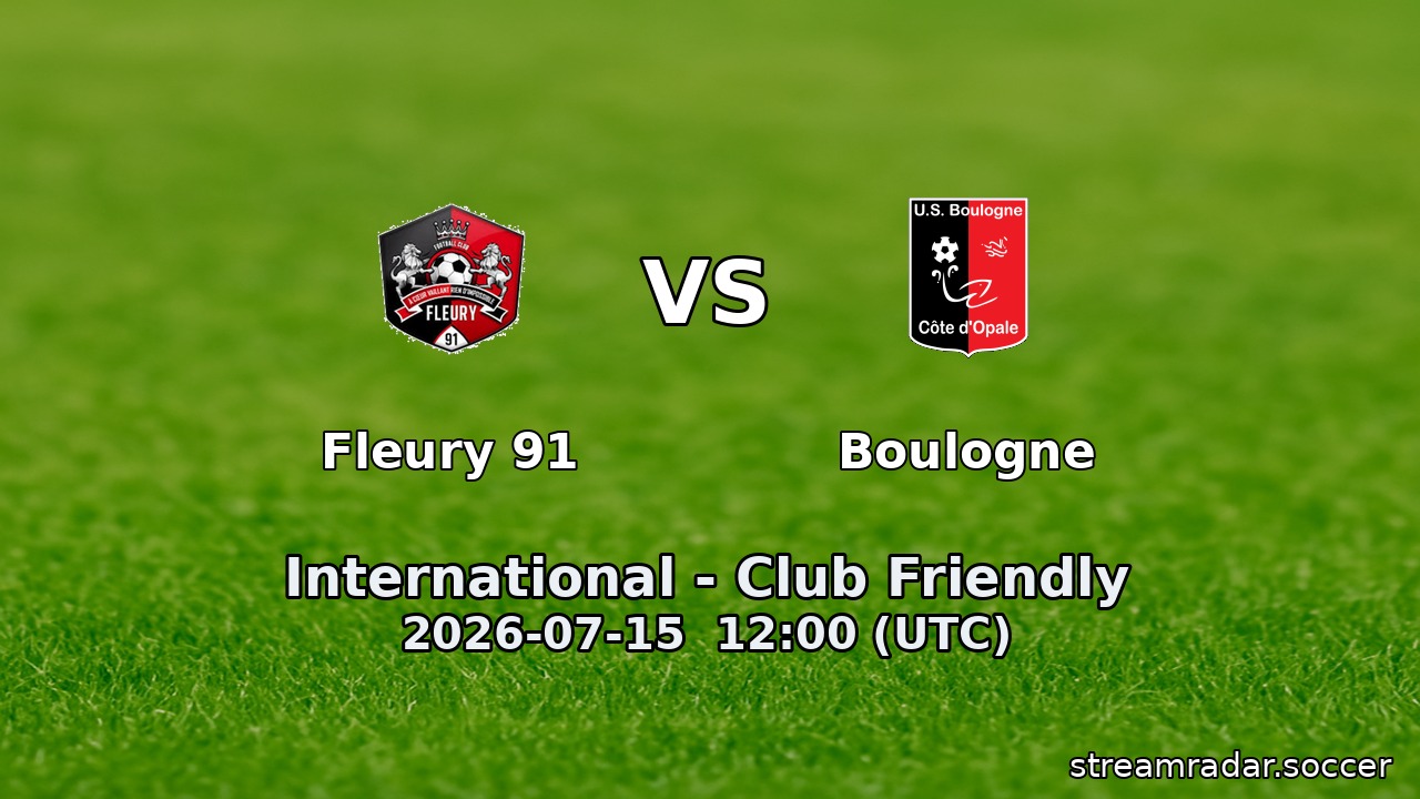 Fleury 91 vs Boulogne
