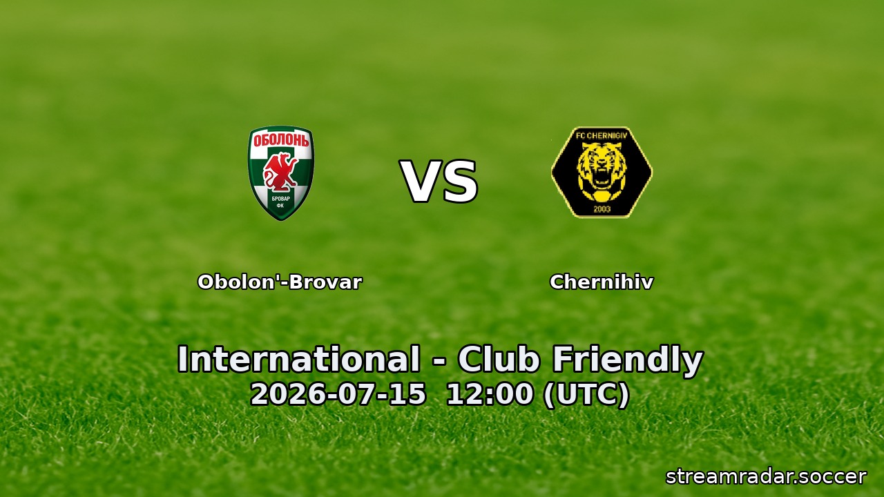 Obolon'-Brovar vs Chernihiv