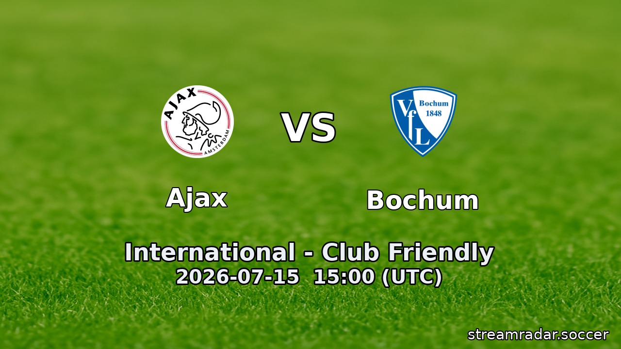 Ajax vs Bochum