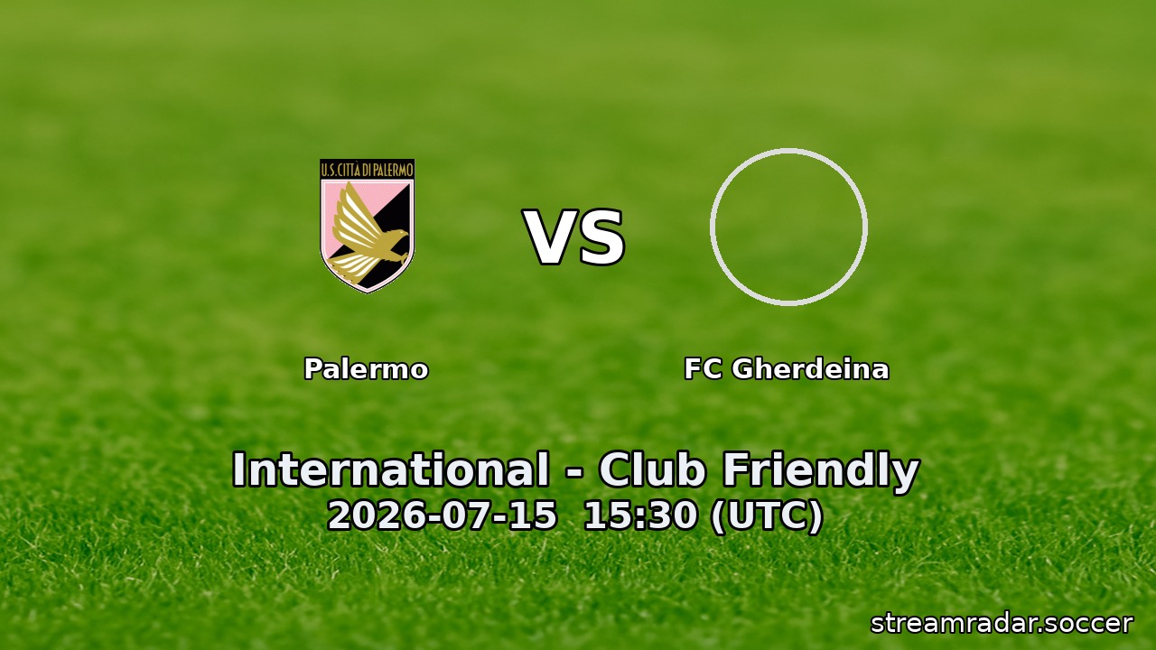 Palermo vs FC Gherdeina