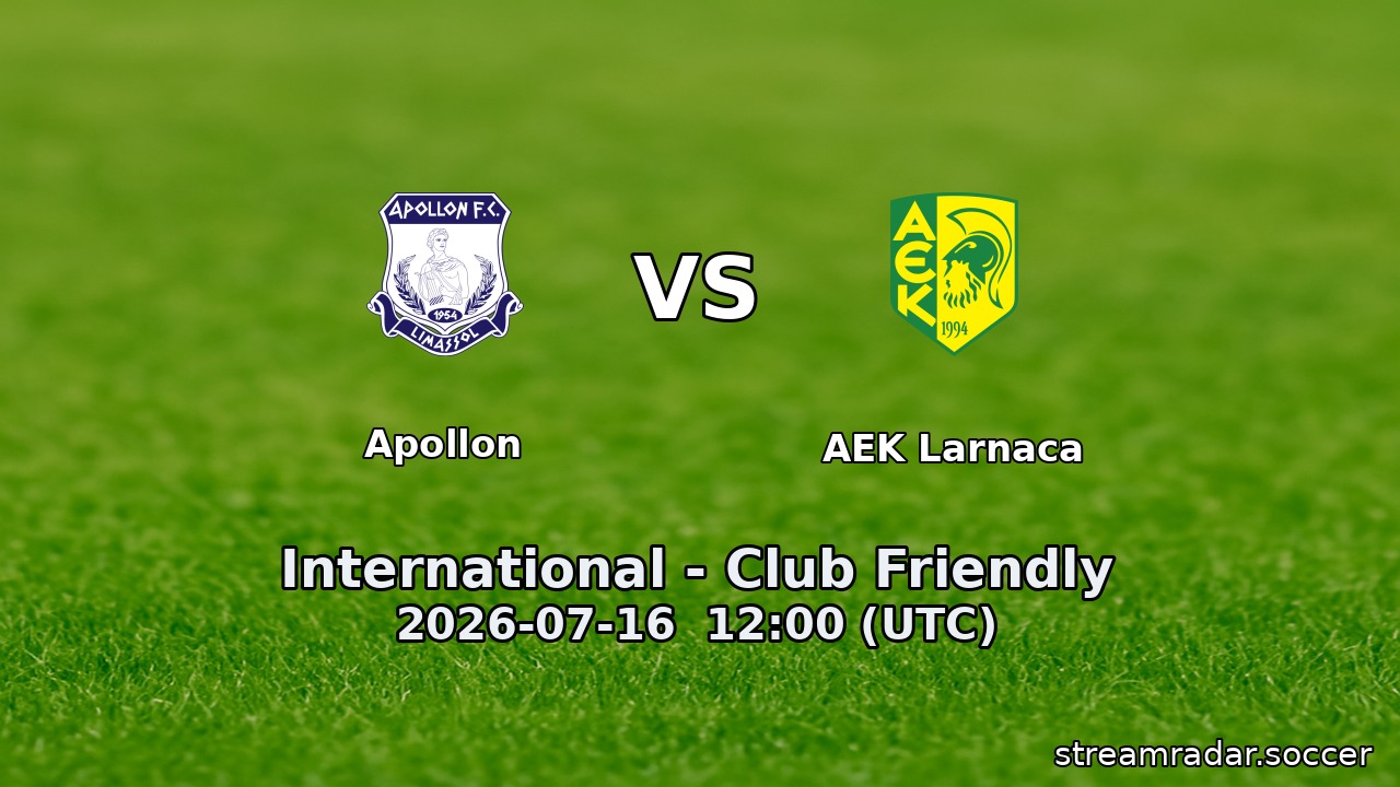 Apollon vs AEK Larnaca
