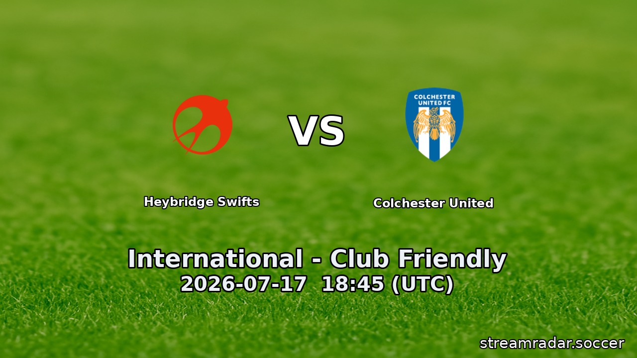 Heybridge Swifts vs Colchester United