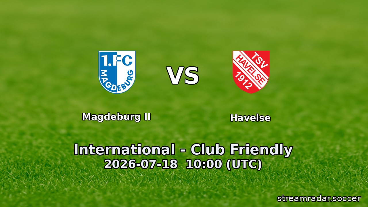Magdeburg II vs Havelse