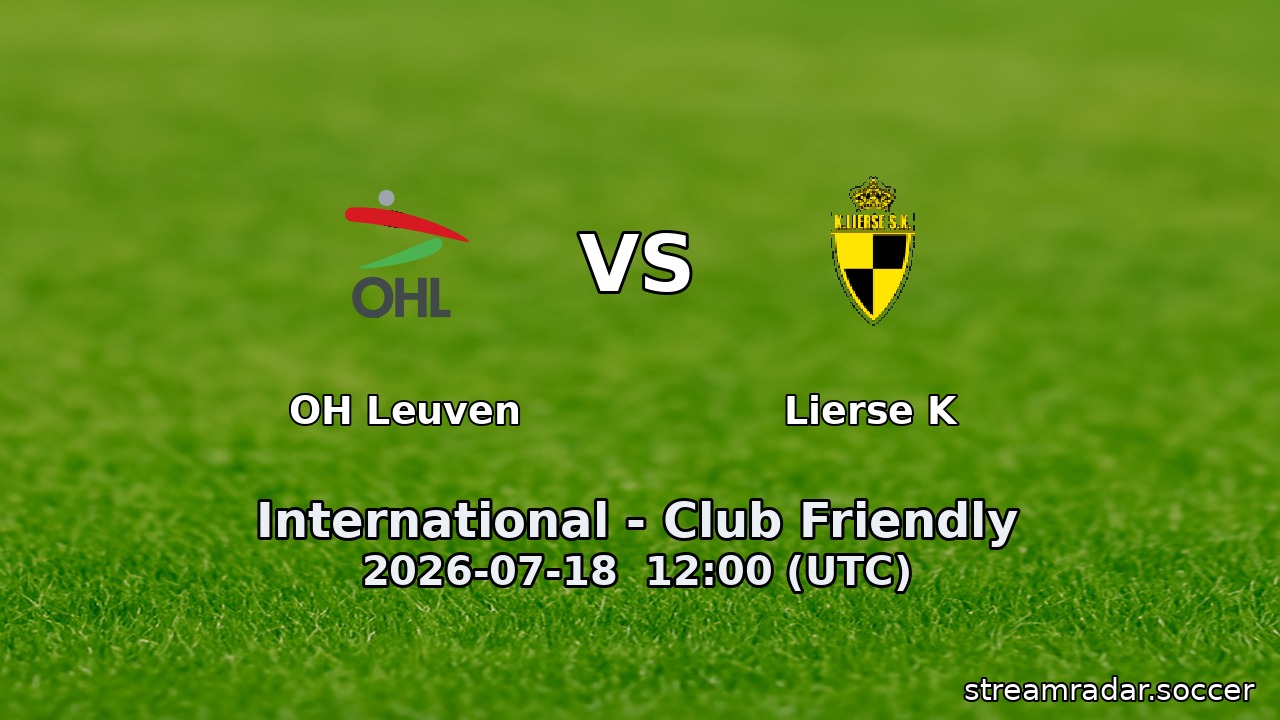 OH Leuven vs Lierse K