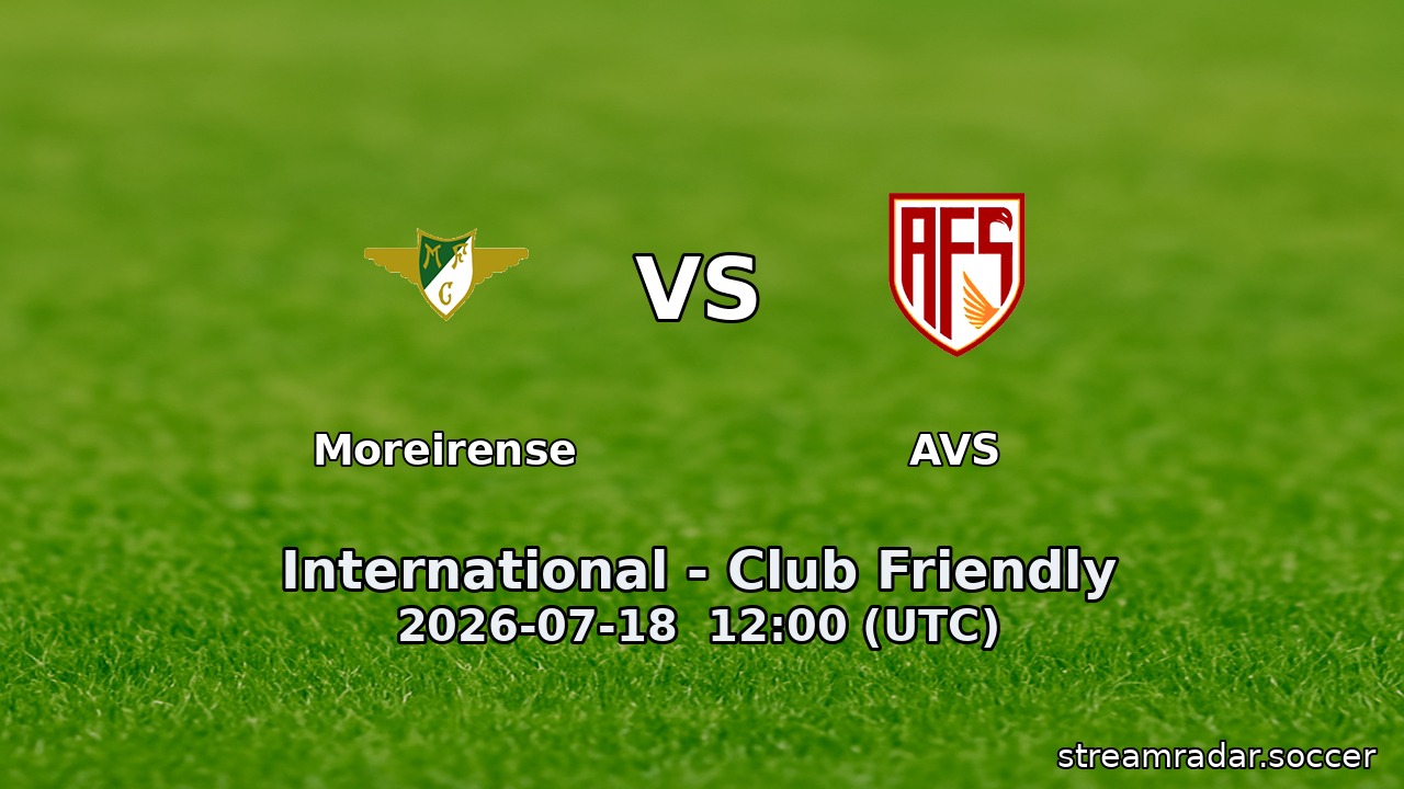 Moreirense vs AVS