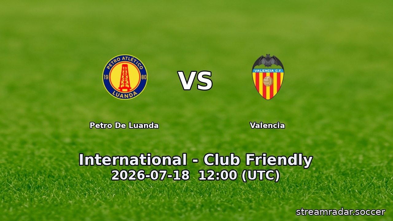 Petro De Luanda vs Valencia