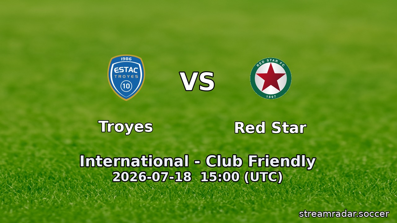 Troyes vs Red Star