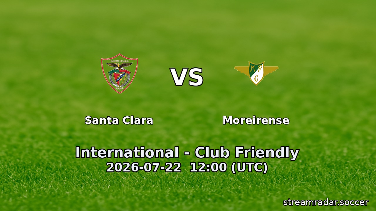 Santa Clara vs Moreirense