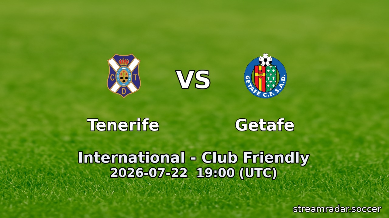Tenerife vs Getafe