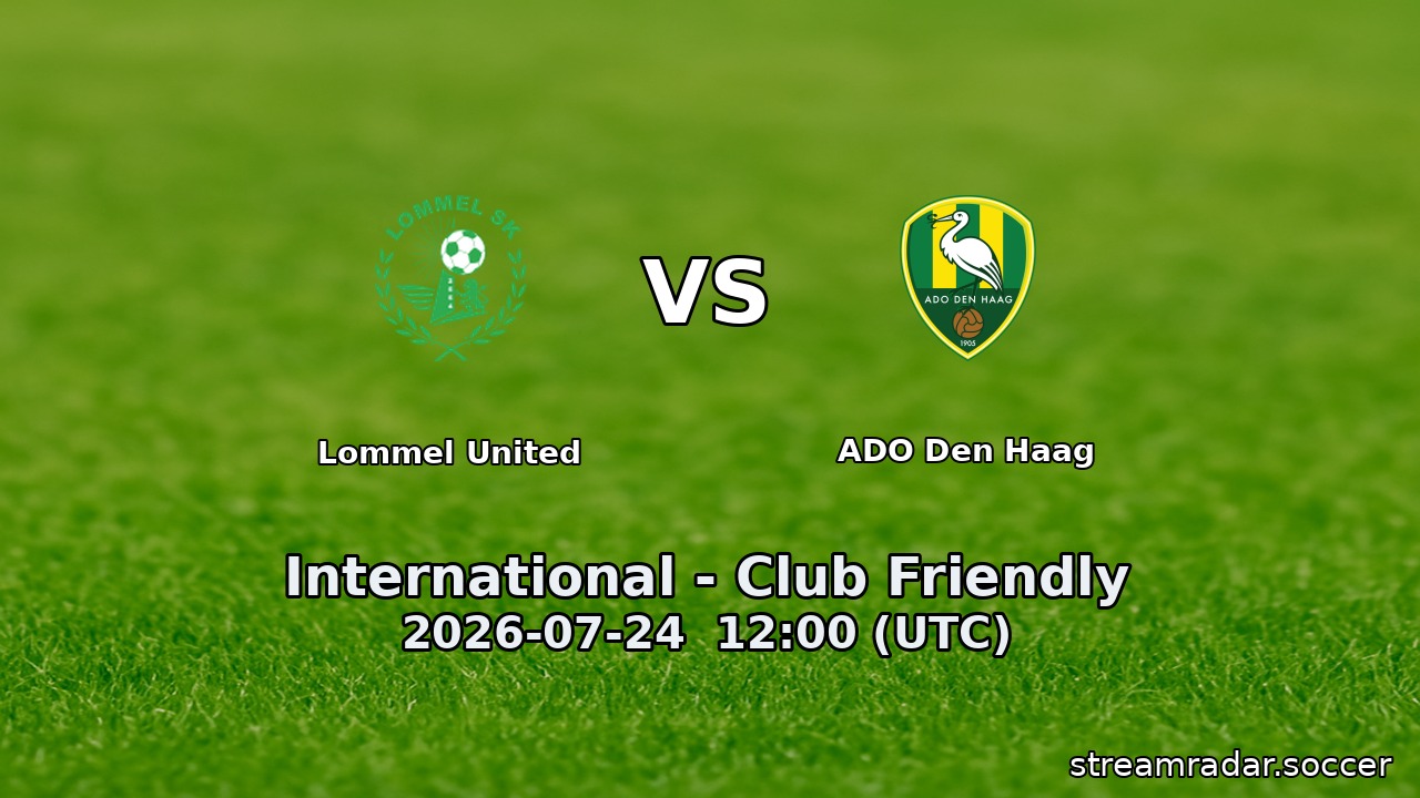 Lommel United vs ADO Den Haag