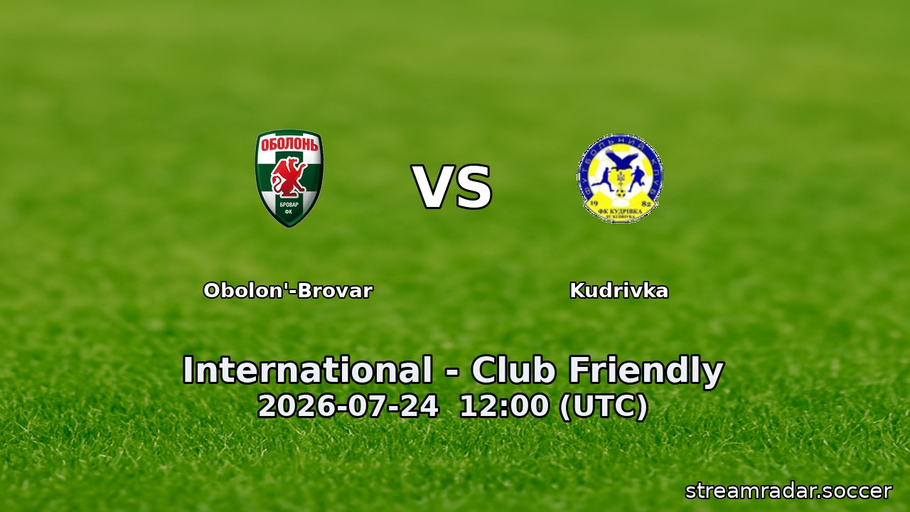 Obolon'-Brovar vs Kudrivka