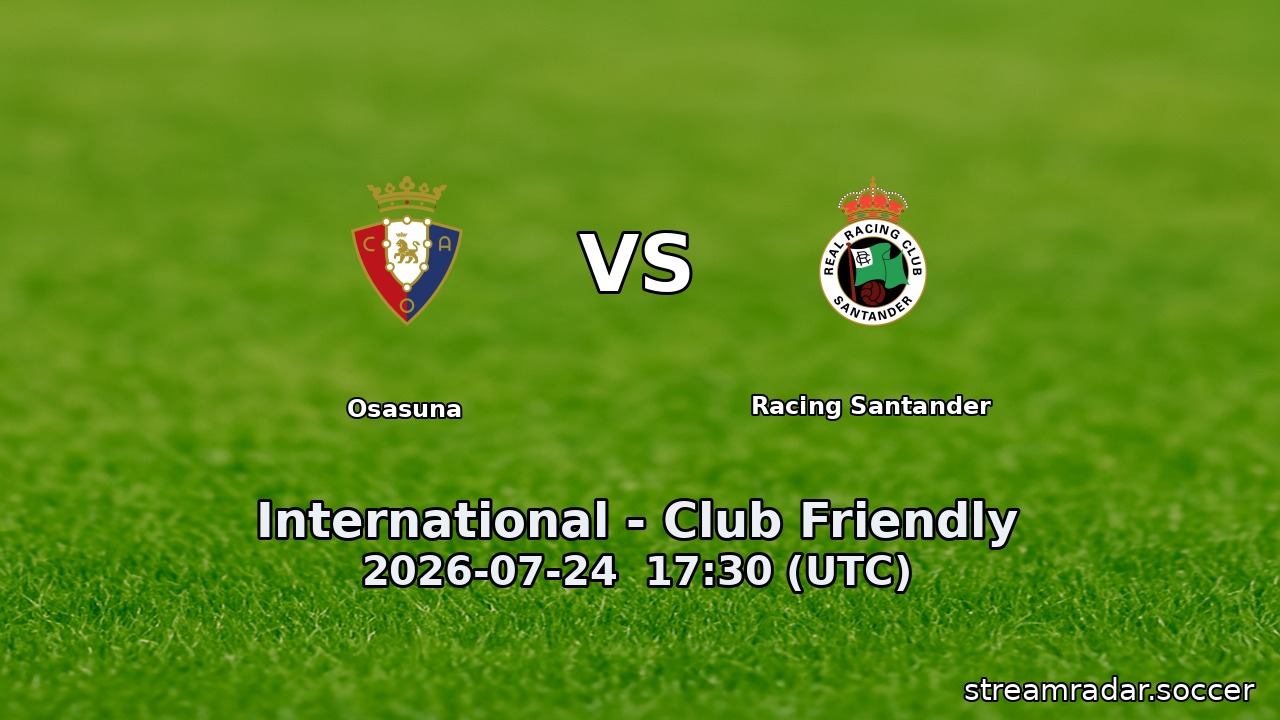 Osasuna vs Racing Santander