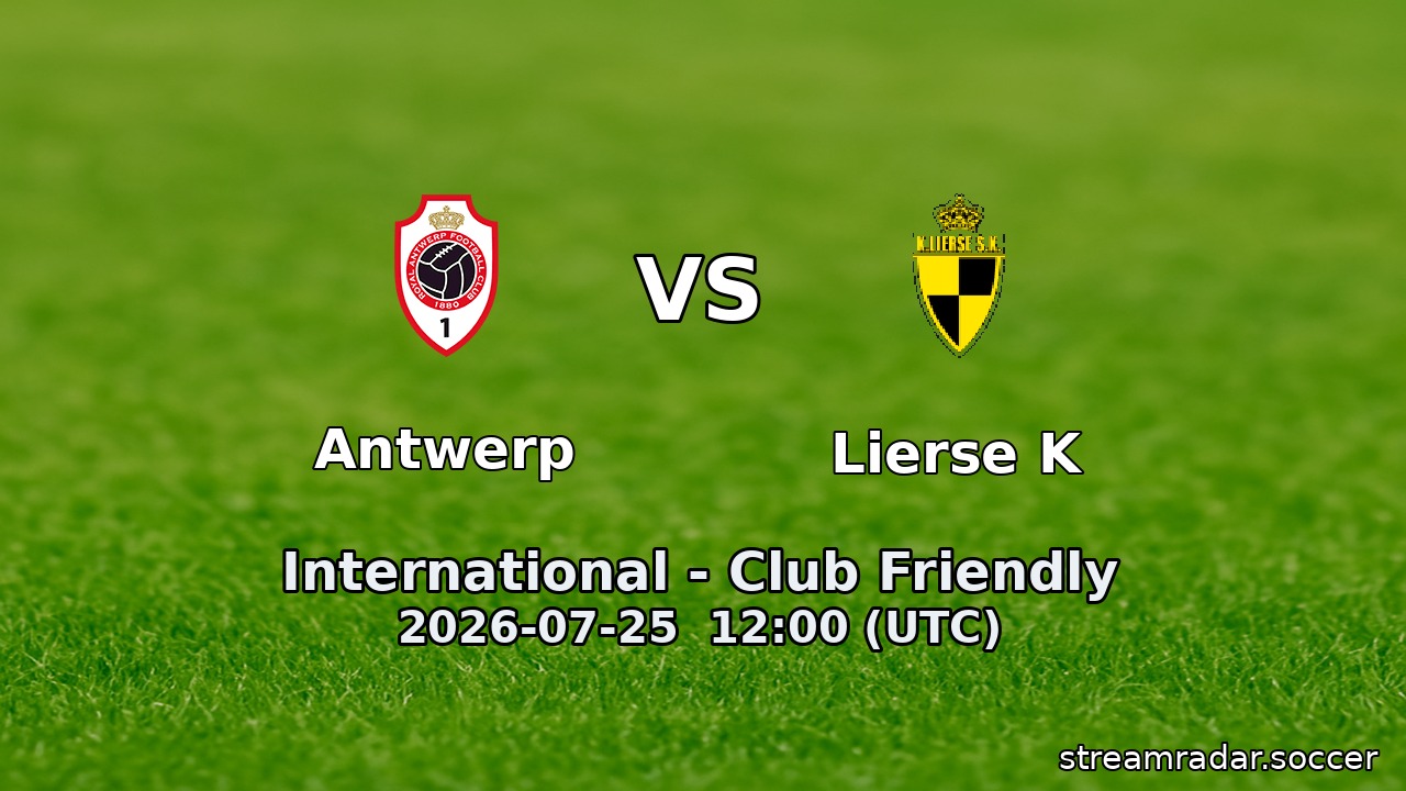 Antwerp vs Lierse K