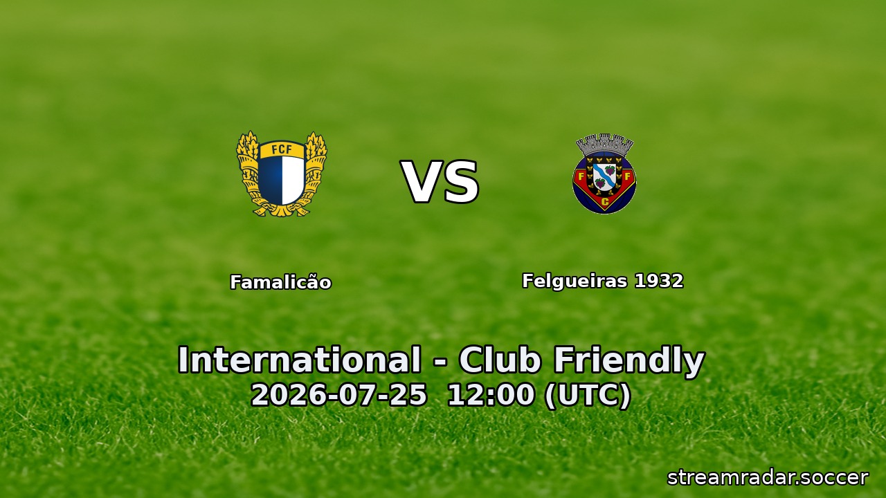 Famalicão vs Felgueiras 1932