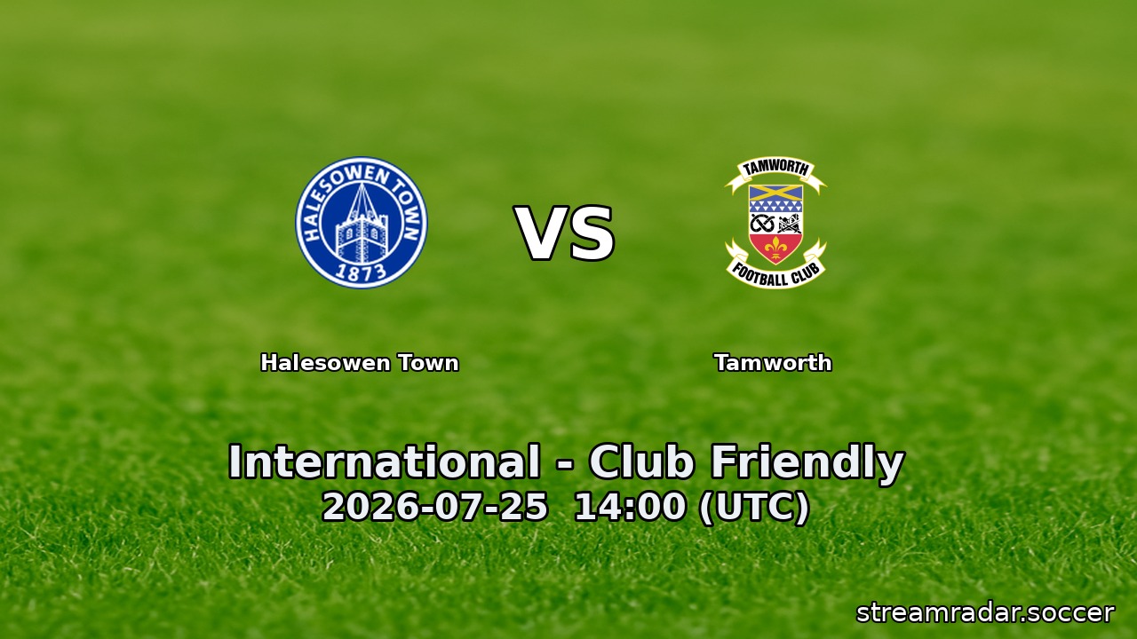 Halesowen Town vs Tamworth