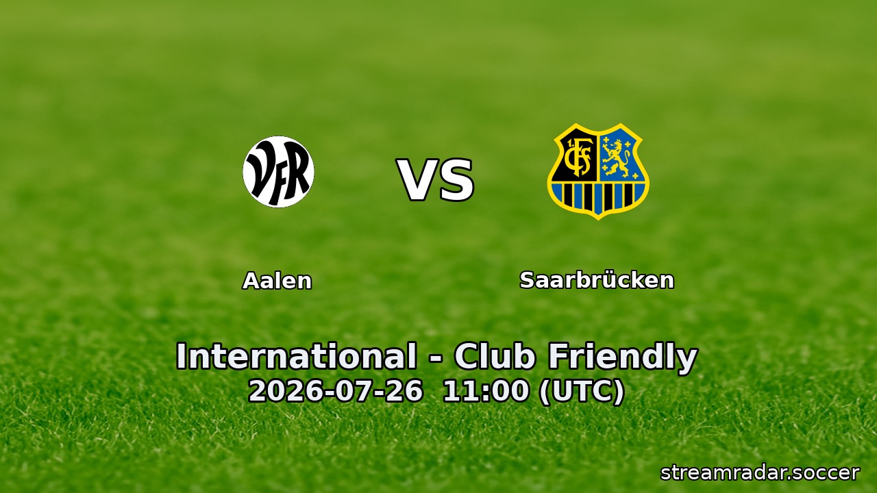 Aalen vs Saarbrücken