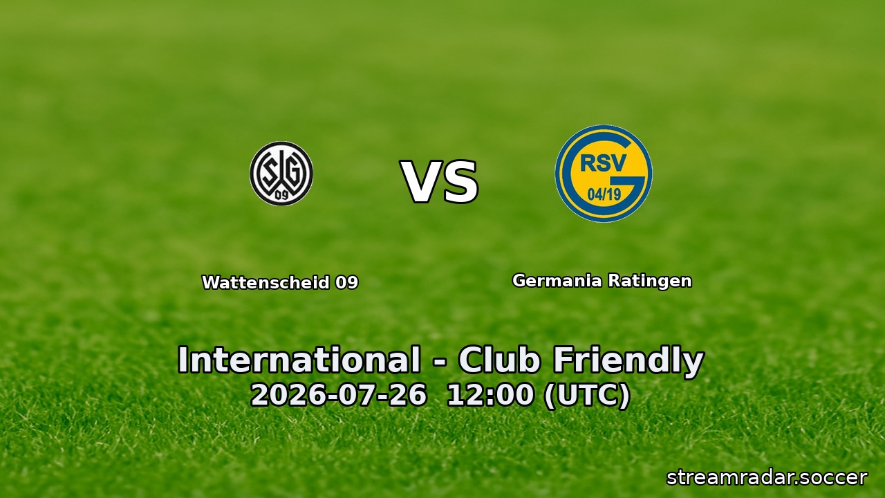 Wattenscheid 09 vs Germania Ratingen