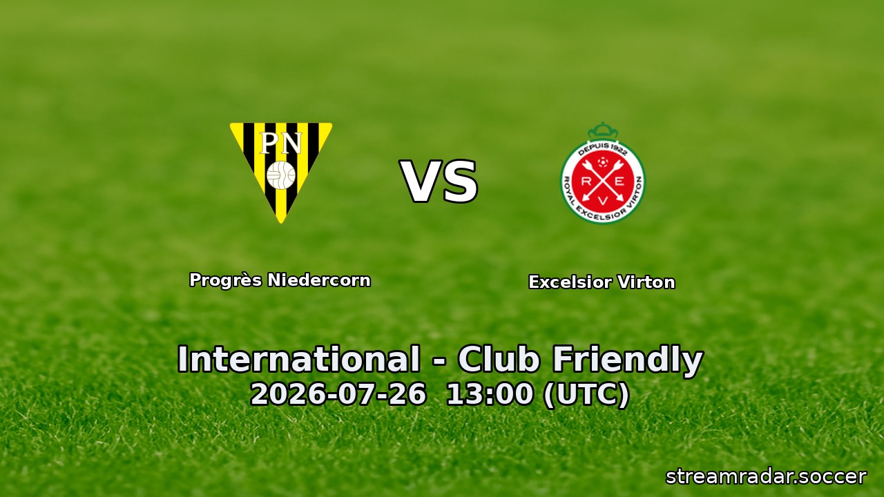 Progrès Niedercorn vs Excelsior Virton