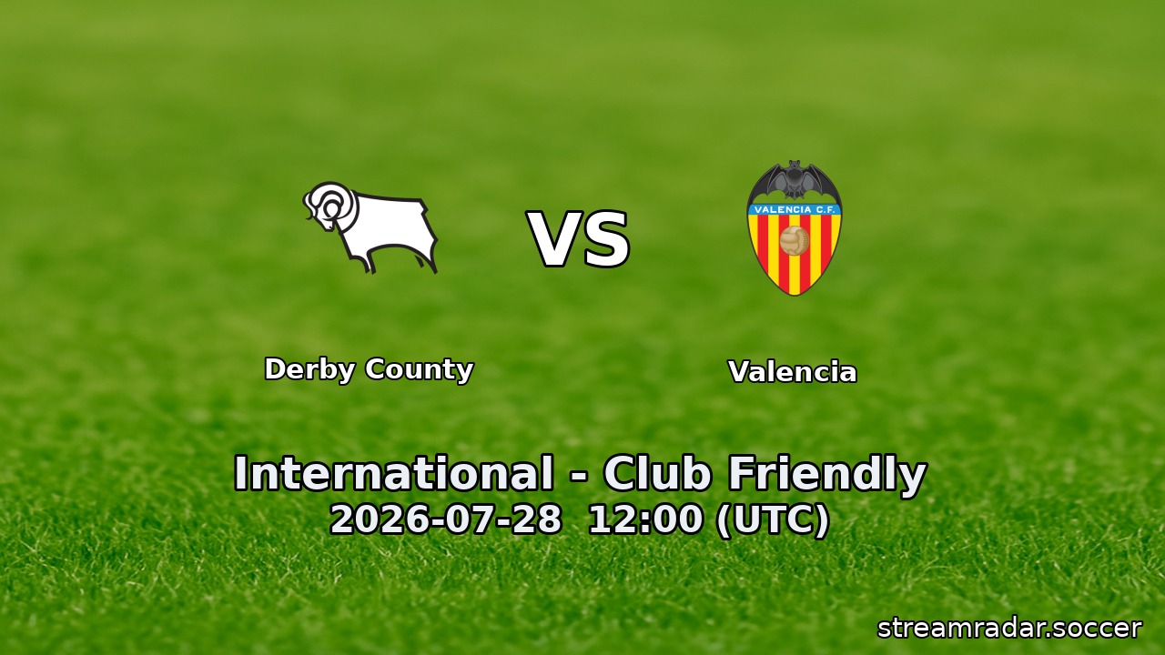 Derby County vs Valencia