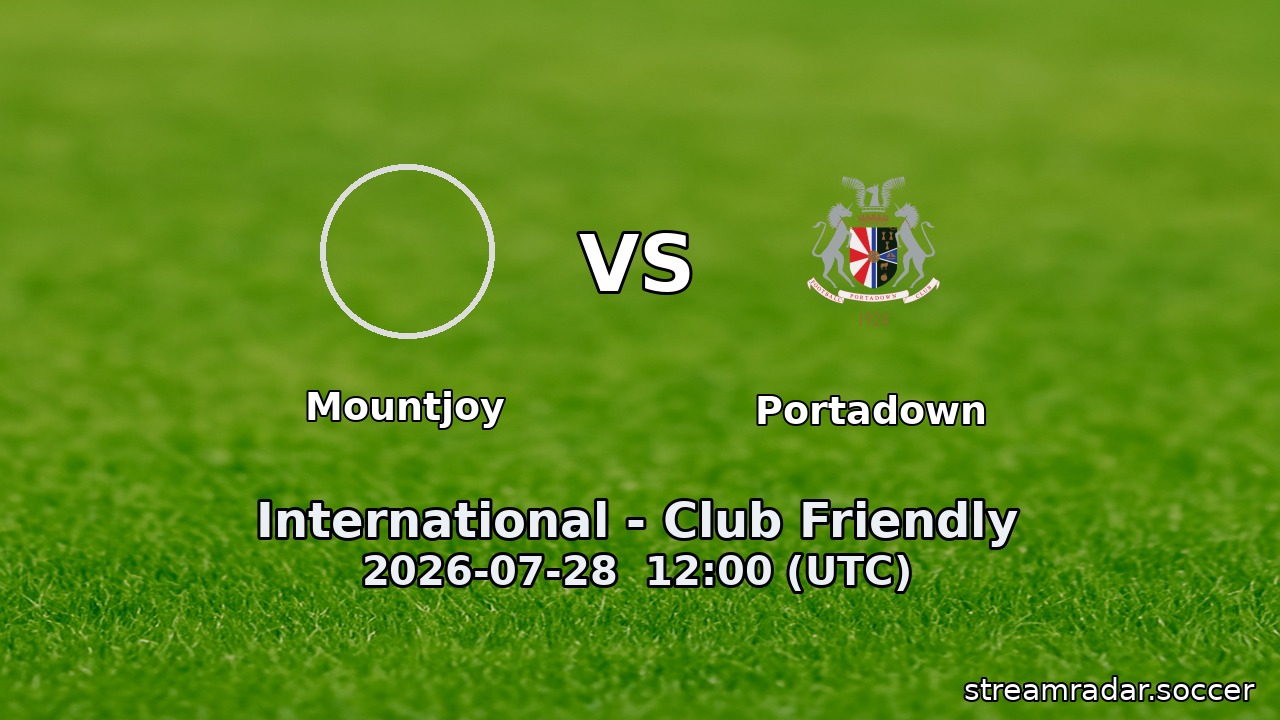Mountjoy vs Portadown