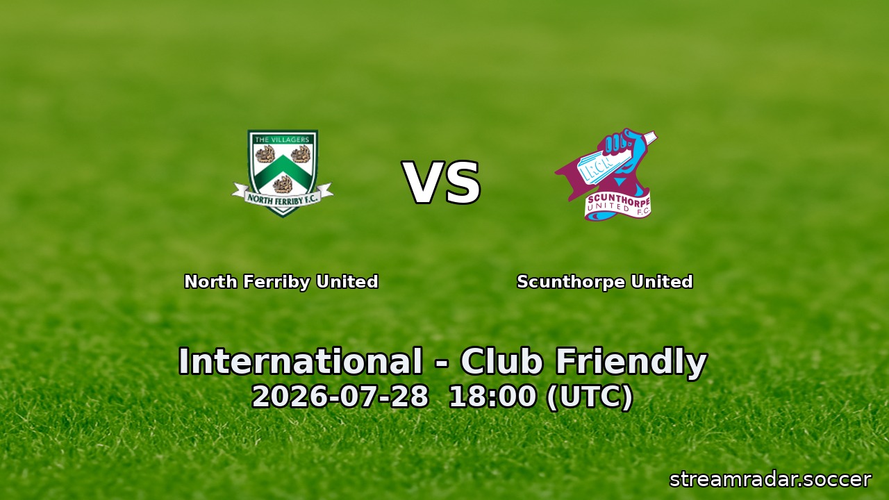 North Ferriby United vs Scunthorpe United