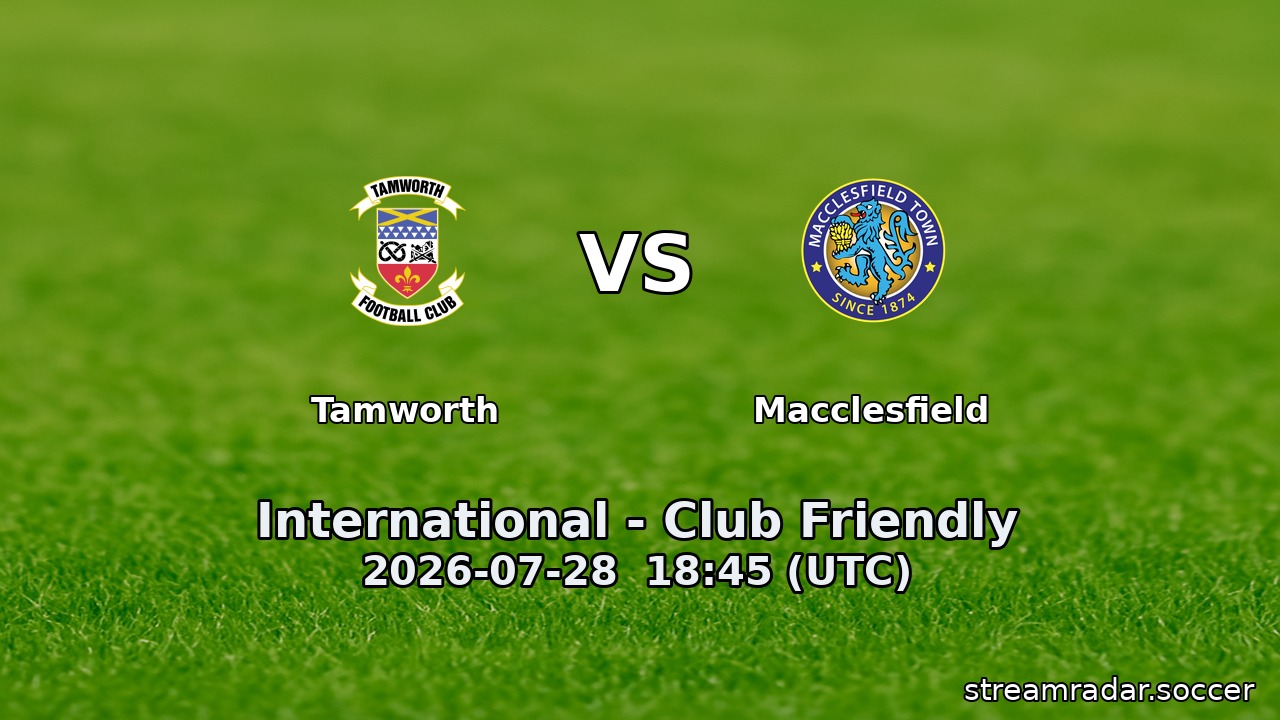 Tamworth vs Macclesfield