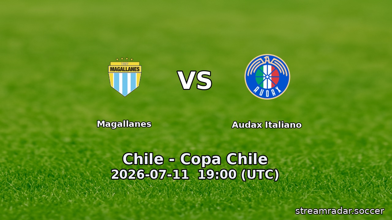 Magallanes vs Audax Italiano