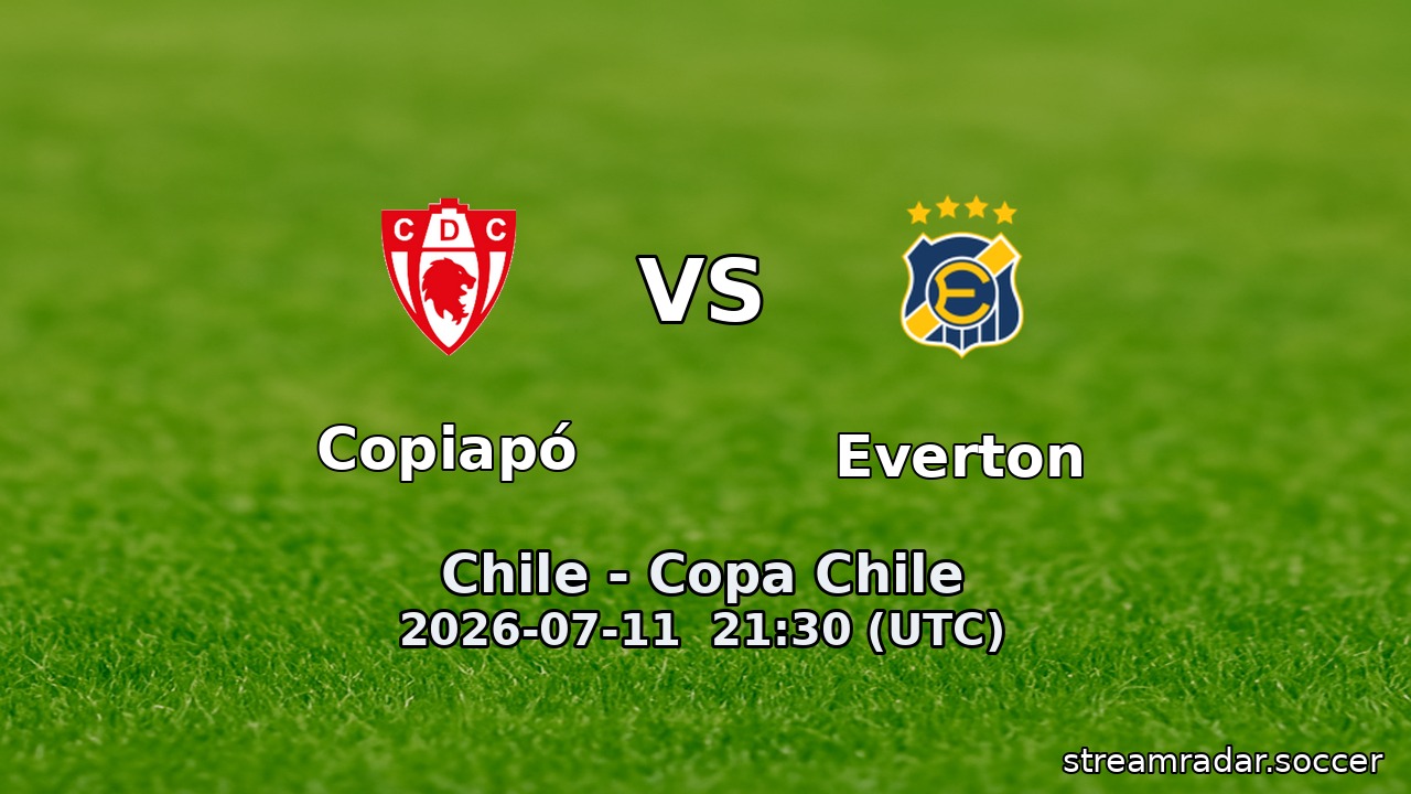 Copiapó vs Everton