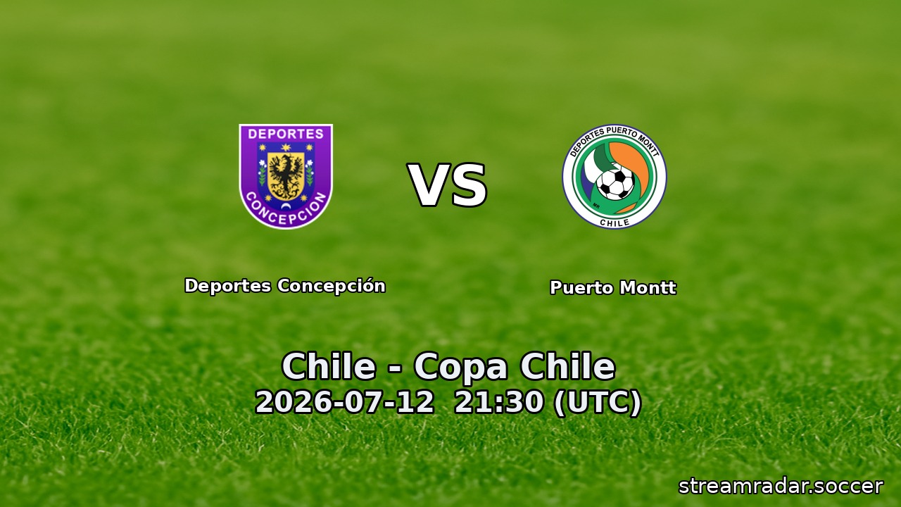 Deportes Concepción vs Puerto Montt