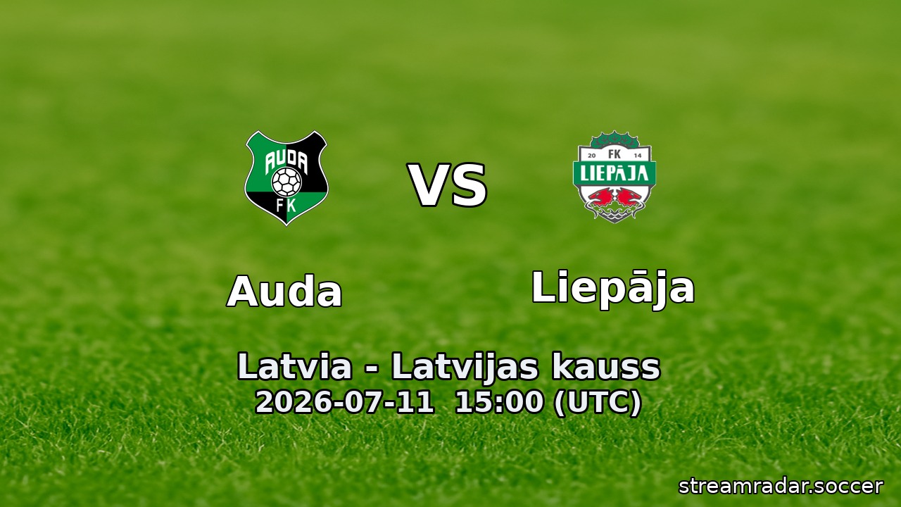 Auda vs Liepāja