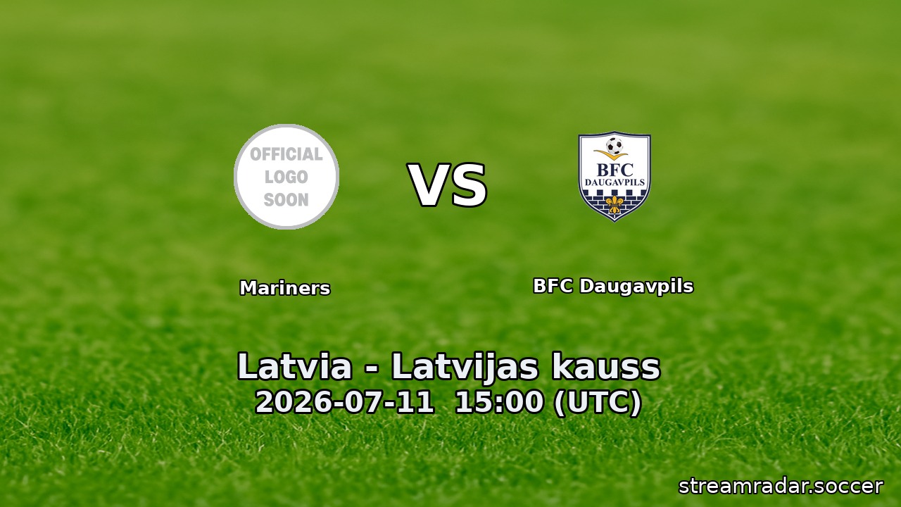 Mariners vs BFC Daugavpils