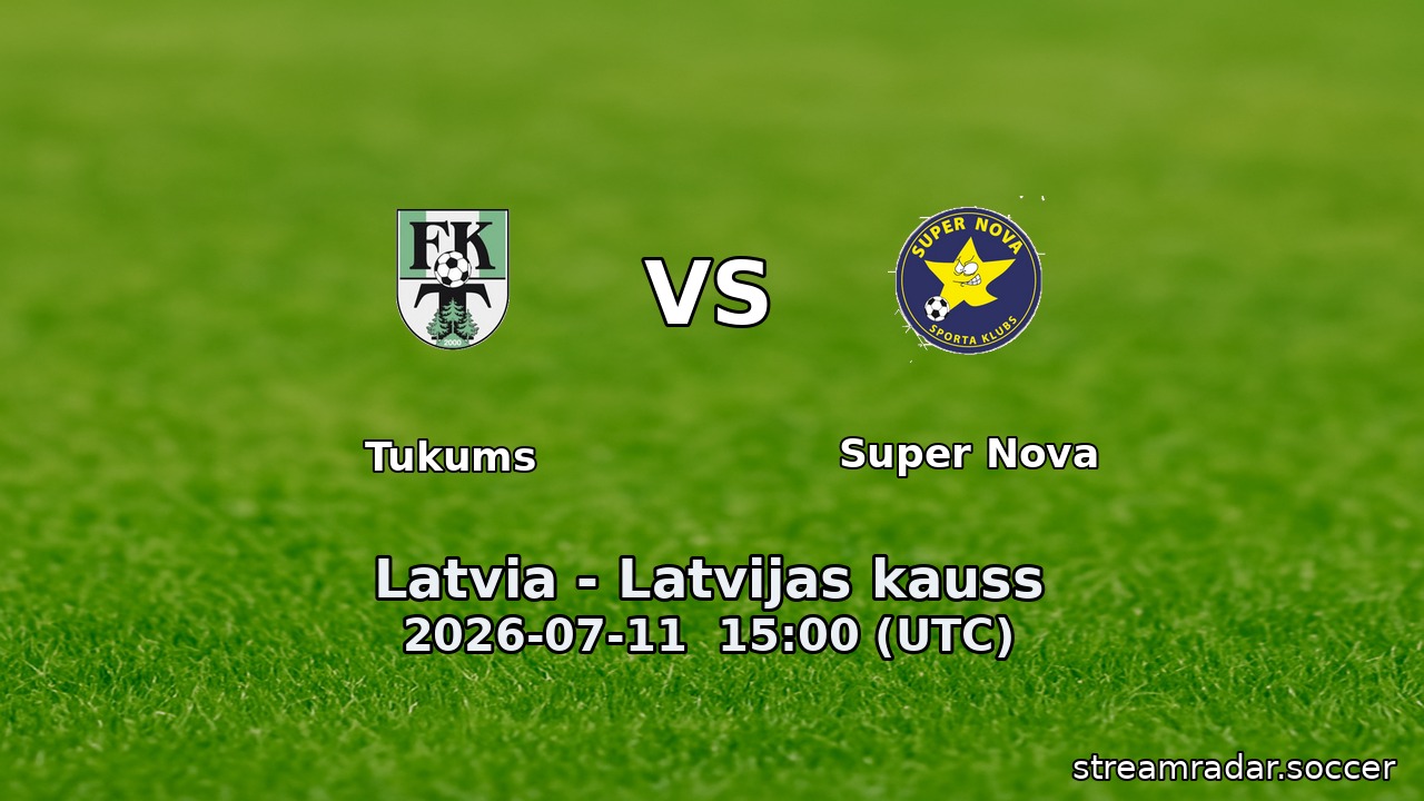Tukums vs Super Nova