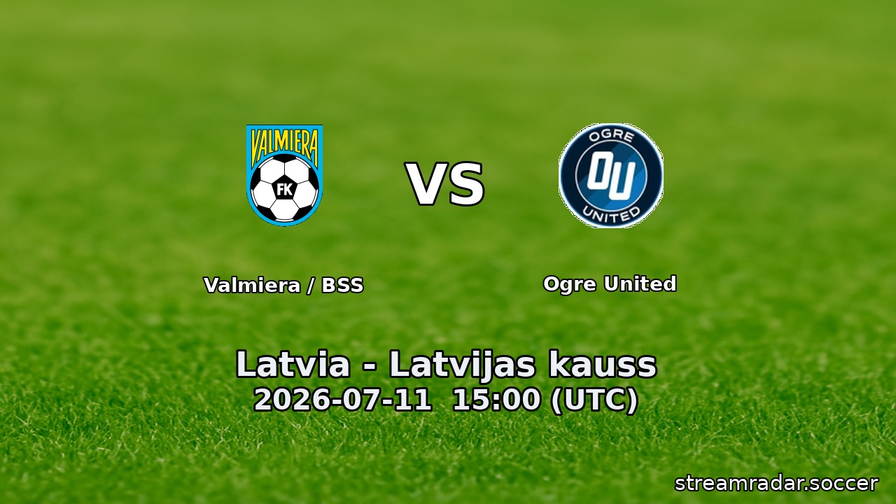 Valmiera / BSS vs Ogre United