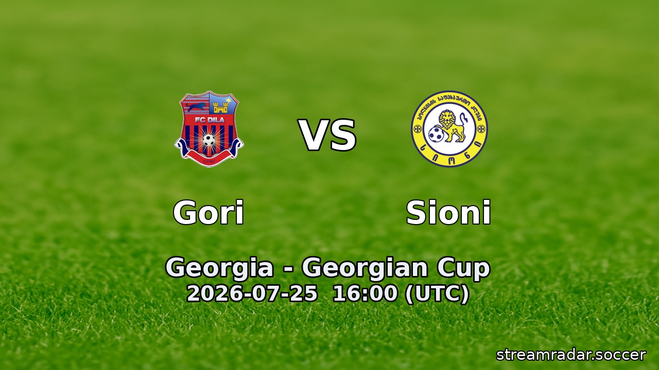 Gori vs Sioni