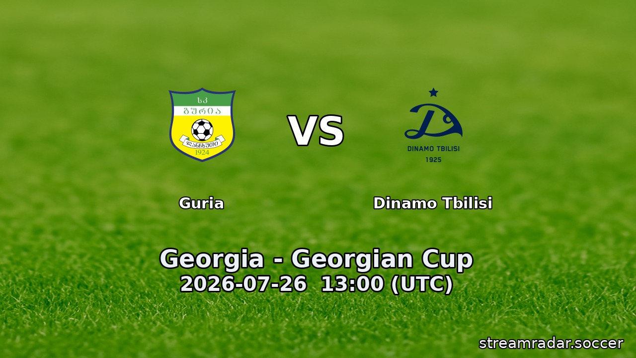 Guria vs Dinamo Tbilisi