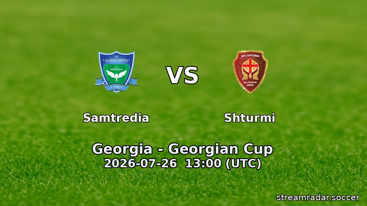 Samtredia vs Shturmi