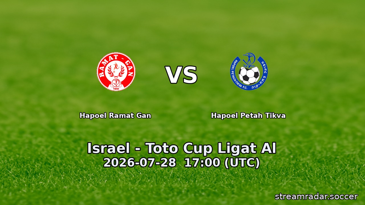 Hapoel Ramat Gan vs Hapoel Petah Tikva