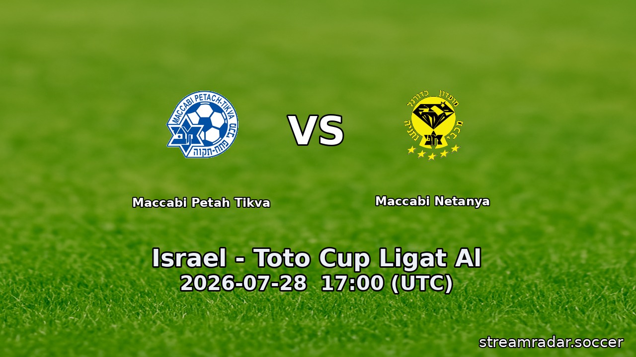 Maccabi Petah Tikva vs Maccabi Netanya