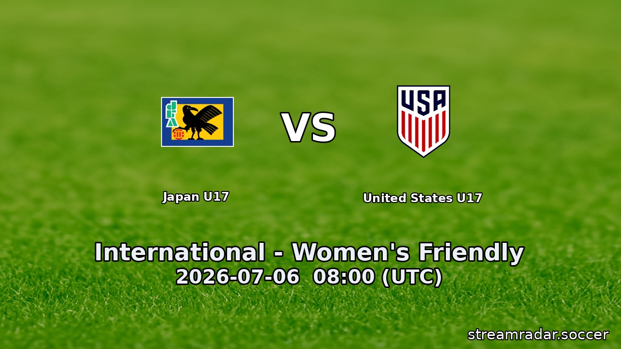 Japan U17 vs United States U17