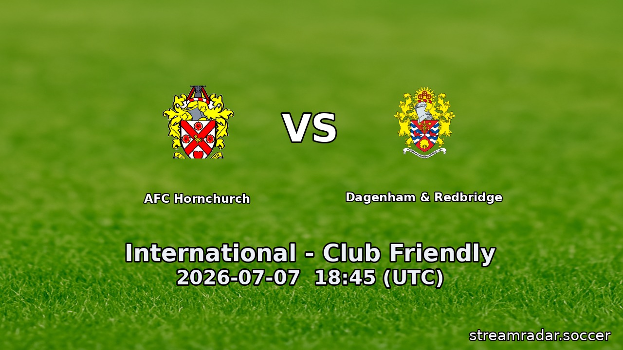 AFC Hornchurch vs Dagenham & Redbridge