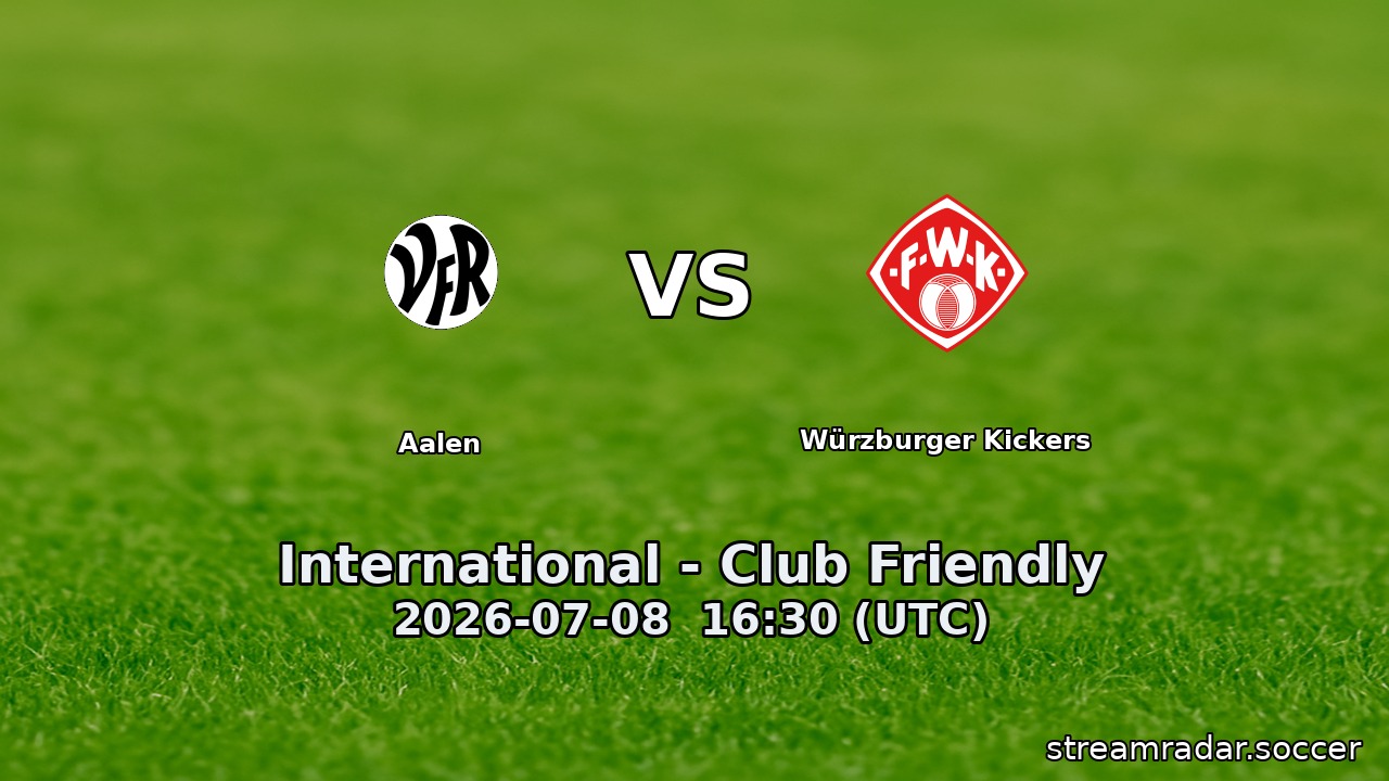 Aalen vs Würzburger Kickers