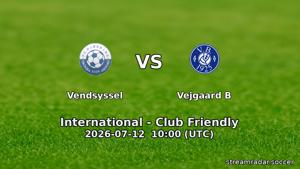 Vendsyssel vs Vejgaard B