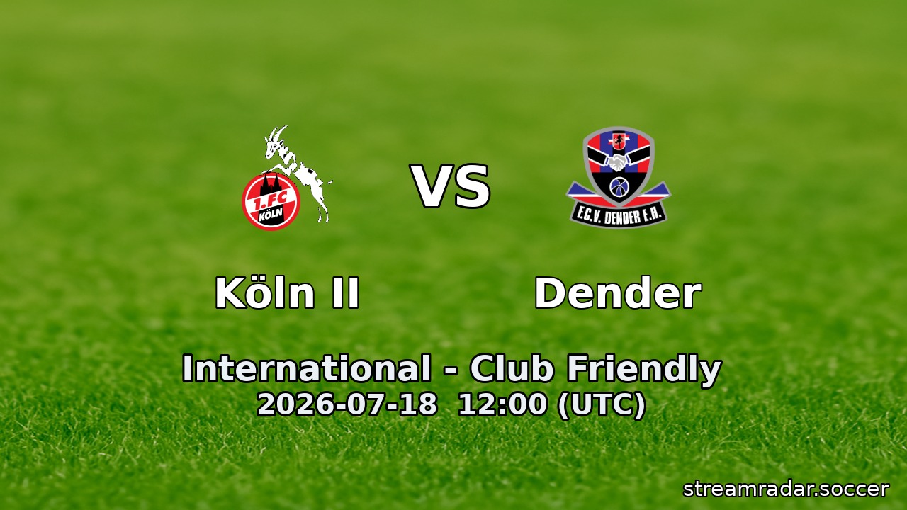 Köln II vs Dender