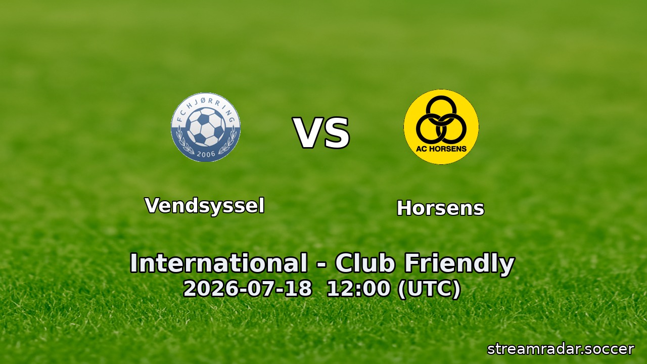 Vendsyssel vs Horsens