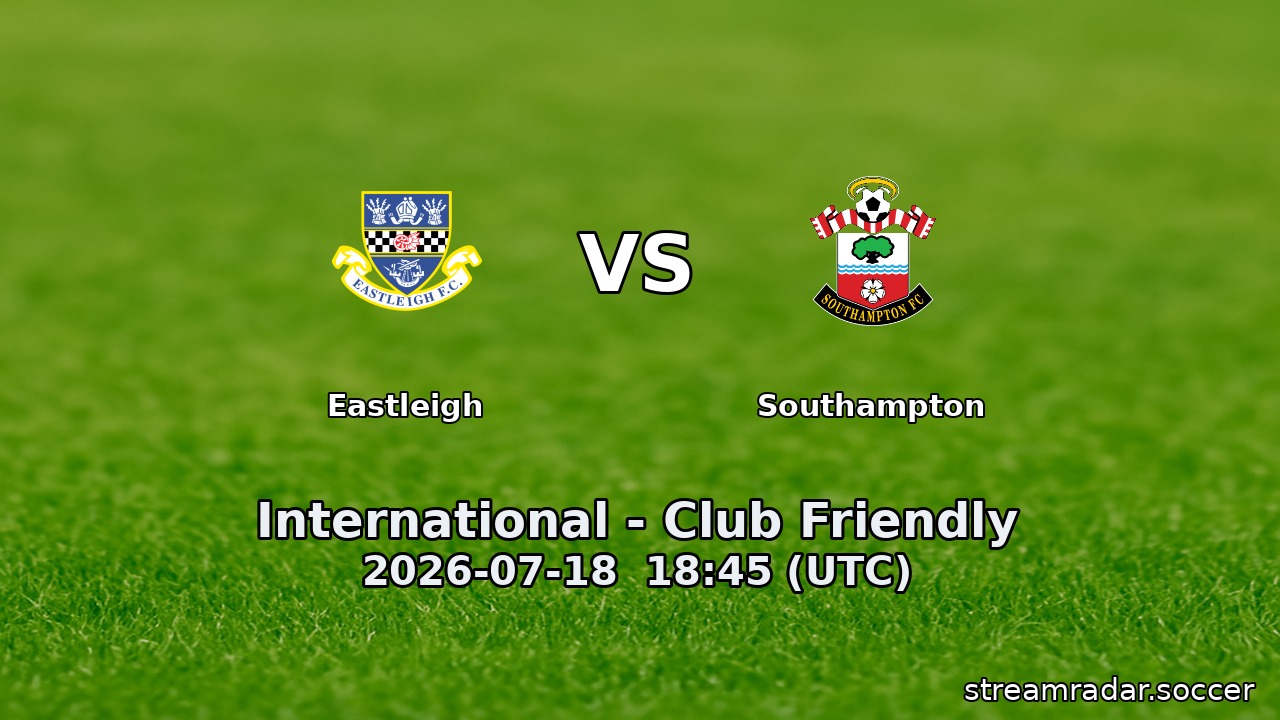 Eastleigh vs Southampton