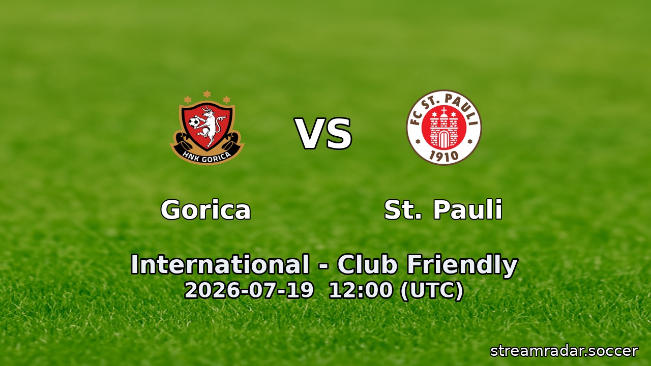 Gorica vs St. Pauli