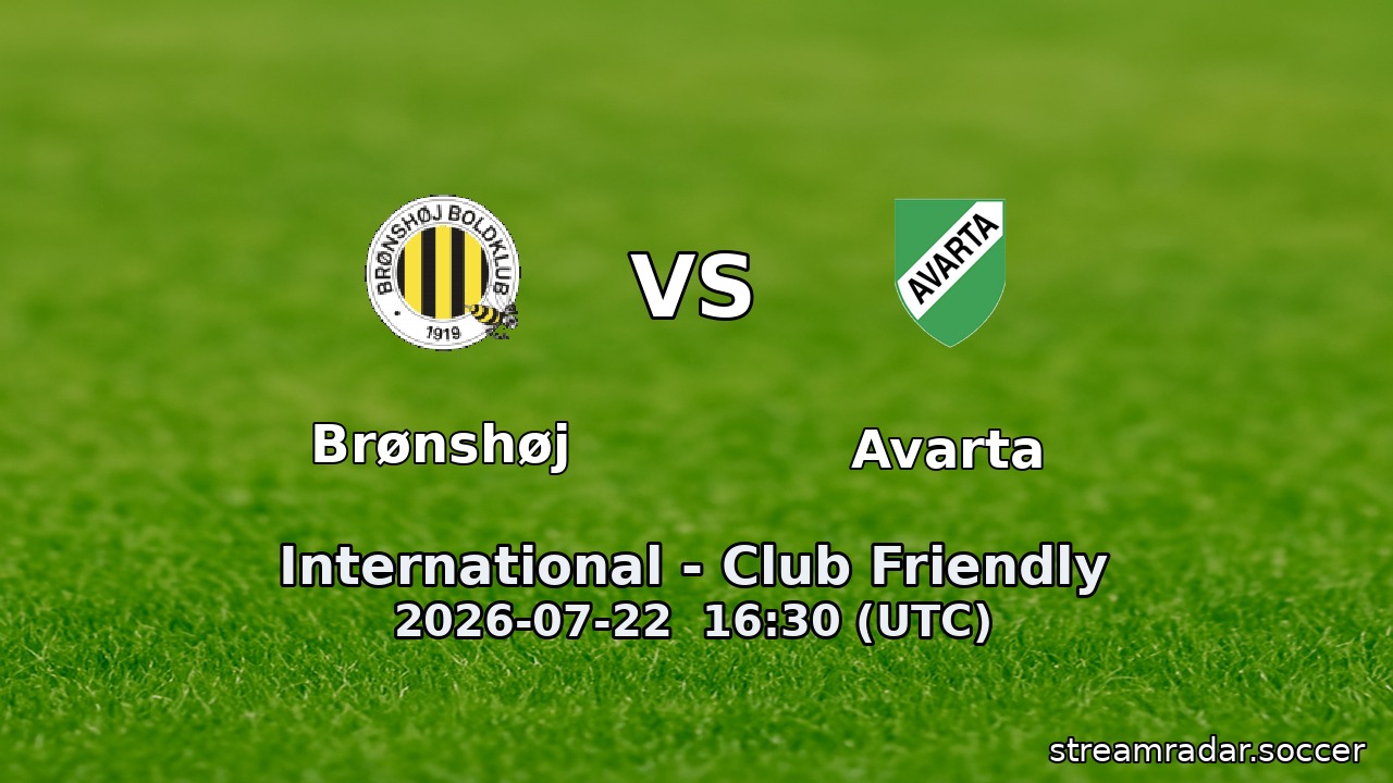 Brønshøj vs Avarta